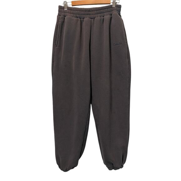 Comfrt Pants - Comfrt Sweats Unisex Sz L Grey Signature Sweatpants Thick Cozy Warm Loungewear